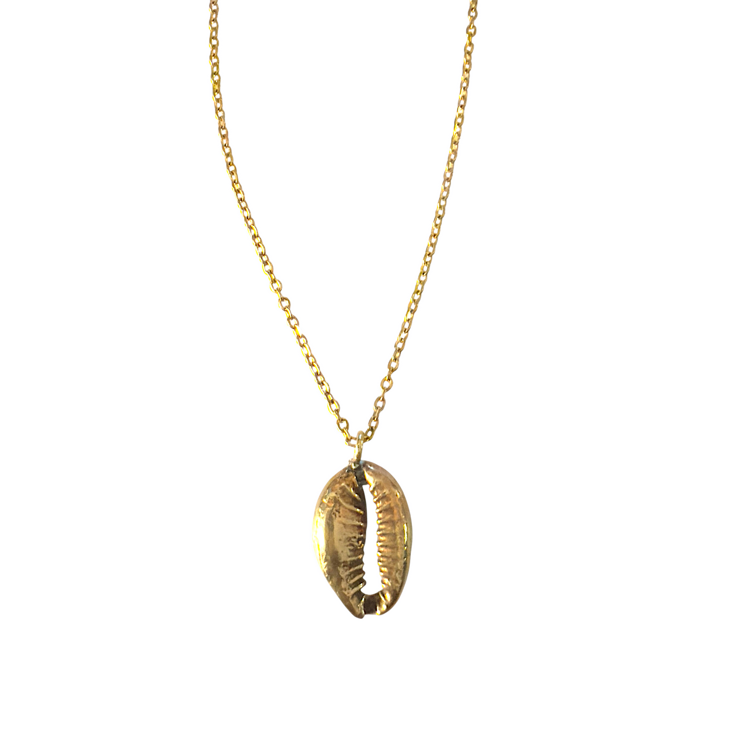 Necklace with Cawrie Shell Shape