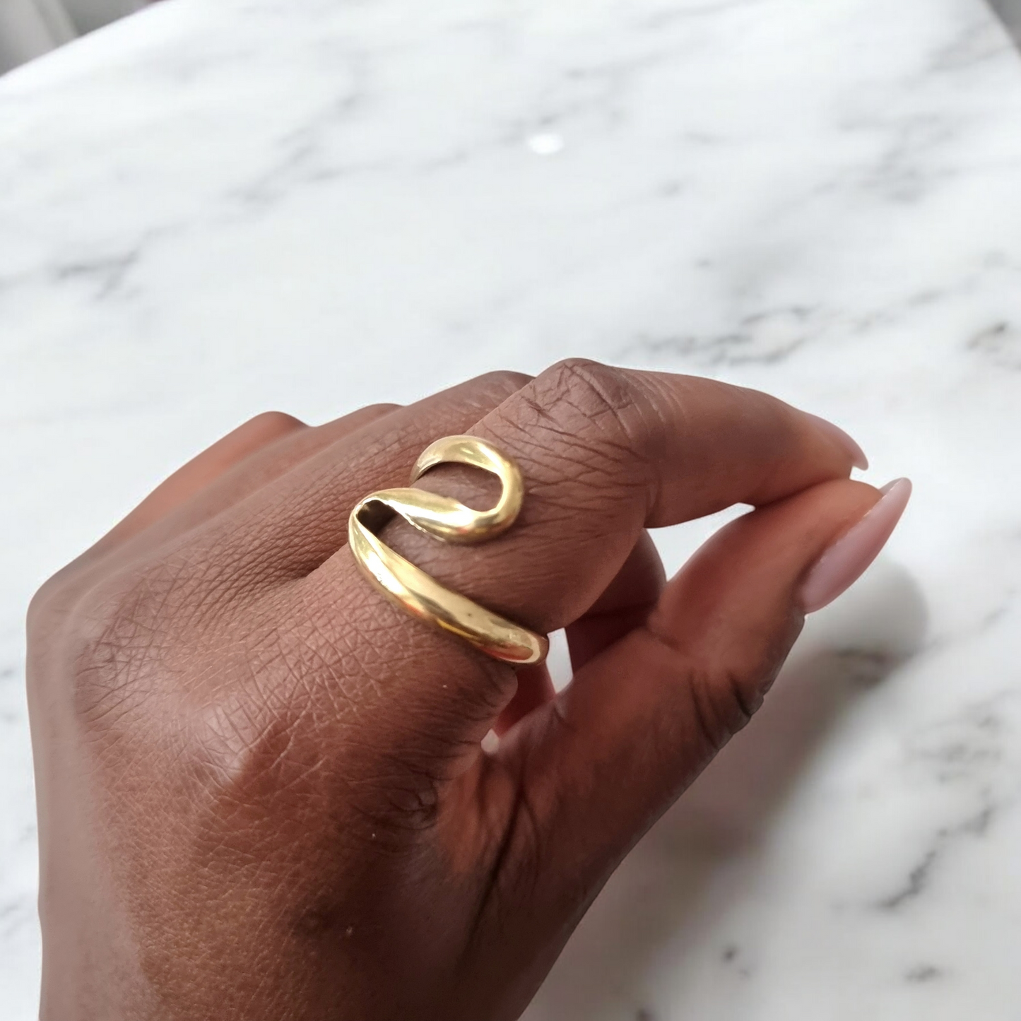 Handmade Curled Ring